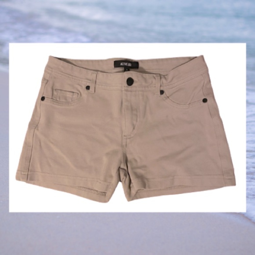 Stretch Khaki Shorts